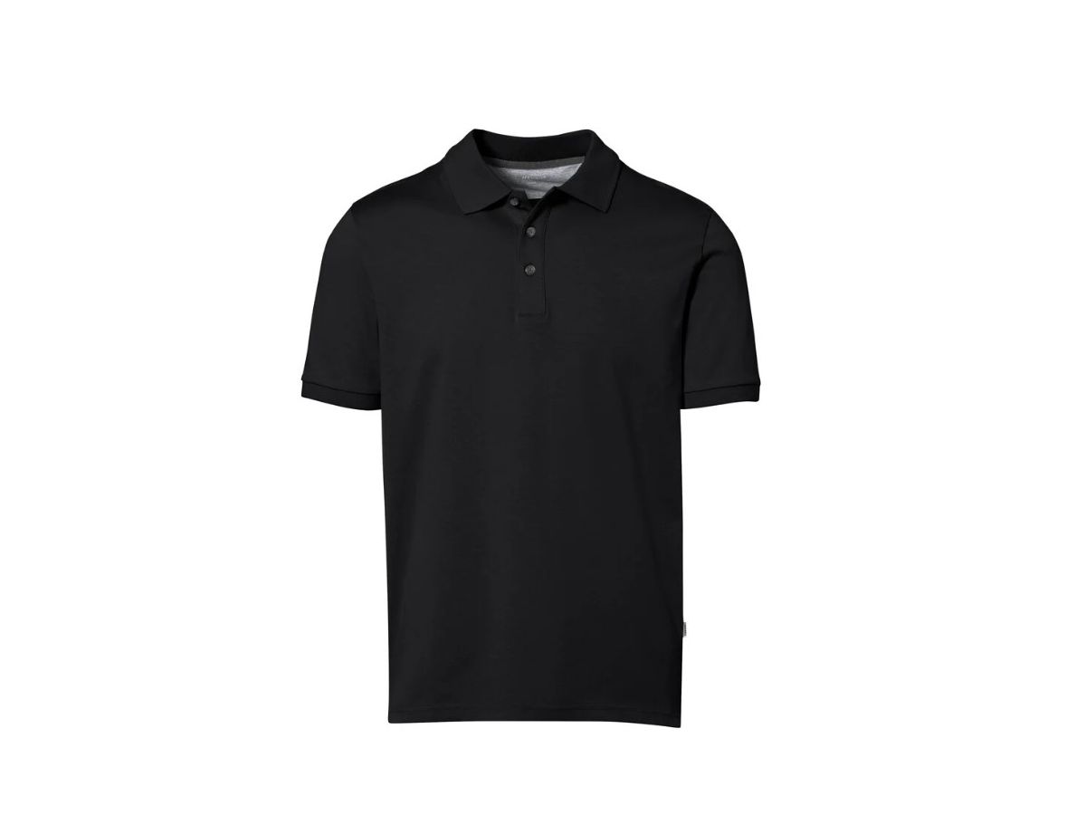 HAKRO Poloshirt Cotton Tec Modell 814 M Farbe Schwarz Größe XS