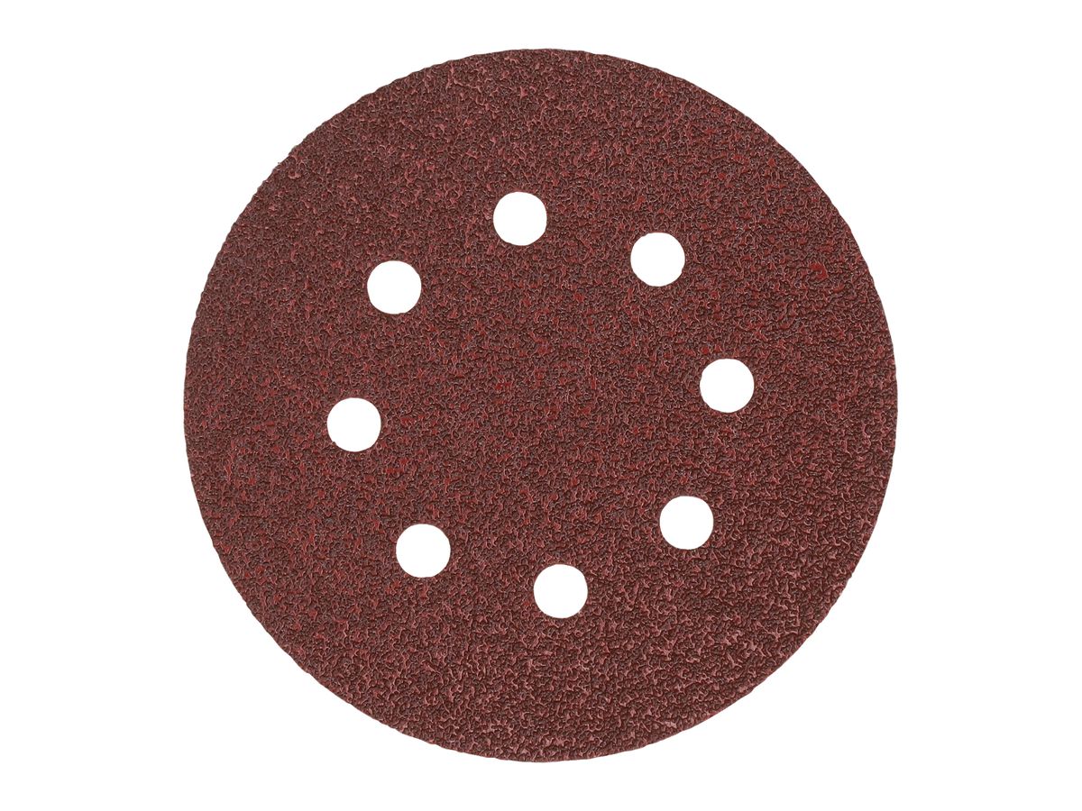 MILWAUKEE Schleifblatt Exzenterschleifer 125 mm K80, 8-Loch, VE 10