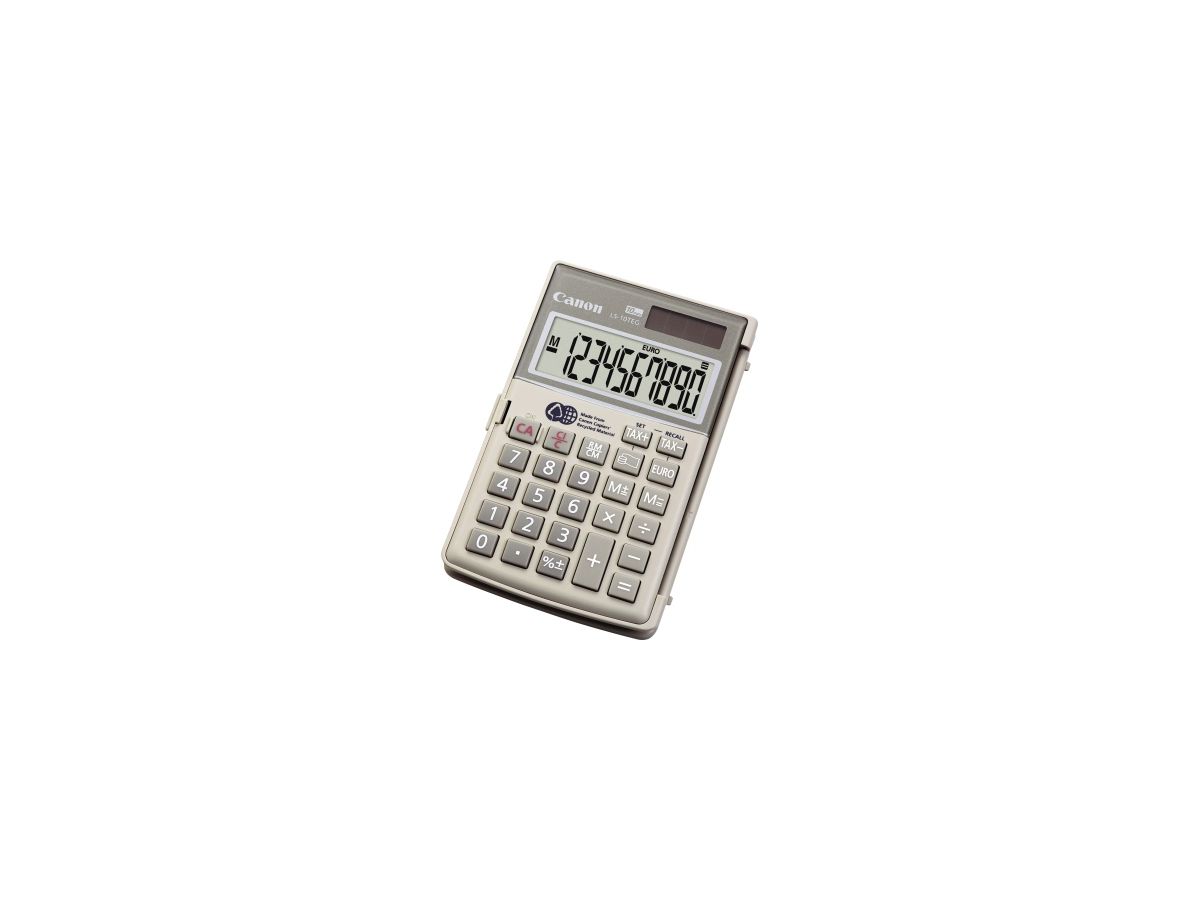 Canon Taschenrechner LS-10TEG 4422b002 10Zeichen silber