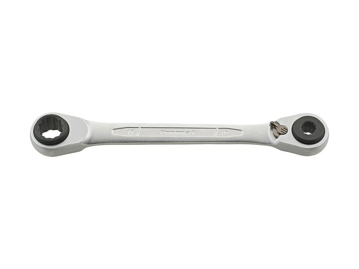 Quadro ratchet wrench 10x13/17x19mm FORMAT