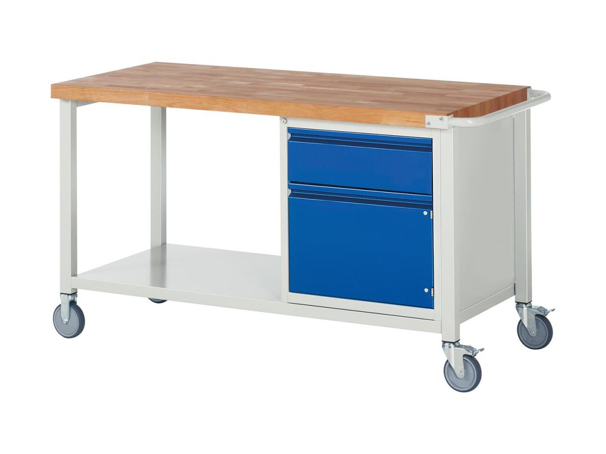 Fahrbare Werkbank Standard BASIC 8152l6, B1500xT700xH880