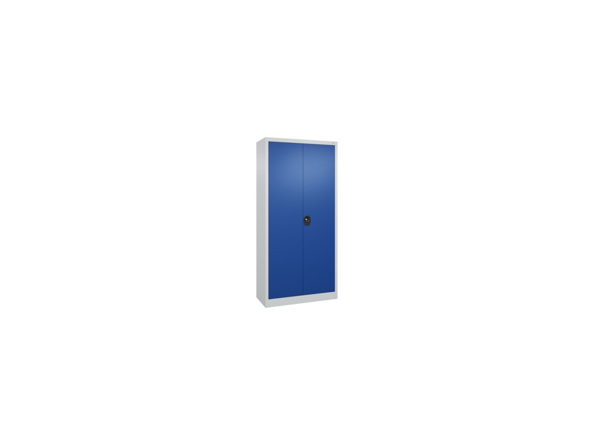FORMAT Flügeltürenschrank 1950x935x400mm, 7035/5010, 50kg