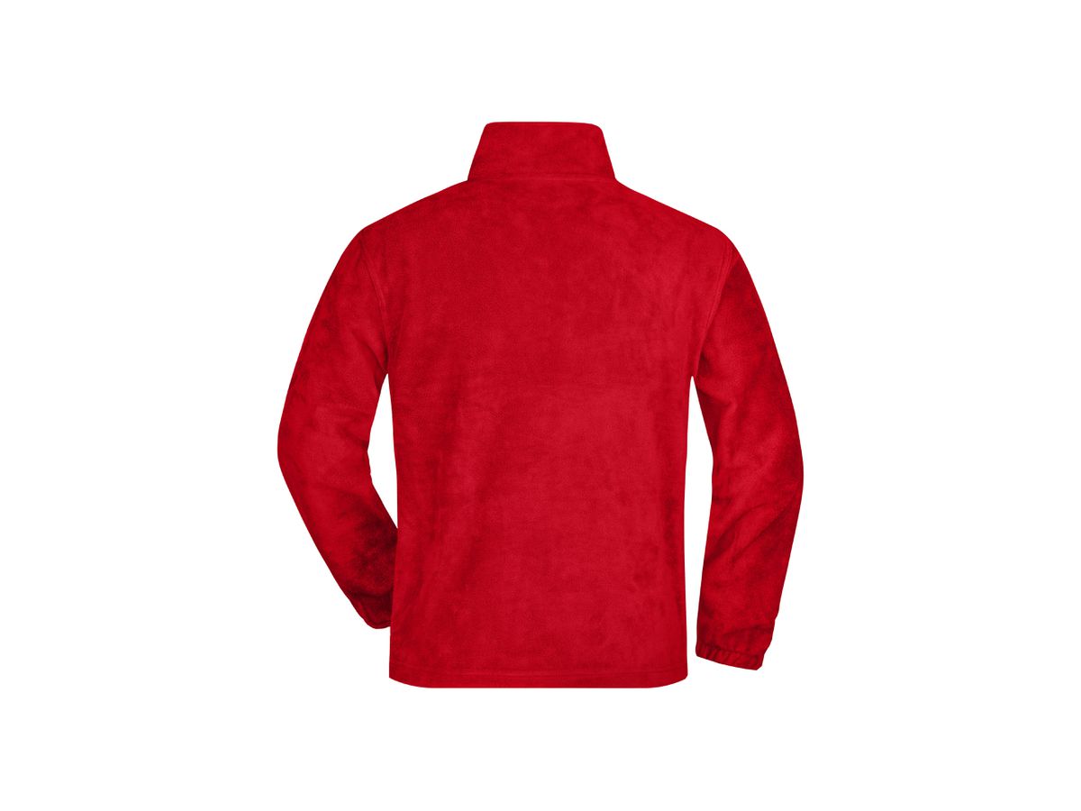 JN Half-Zip Fleece JN043 100%PES, red, Größe M