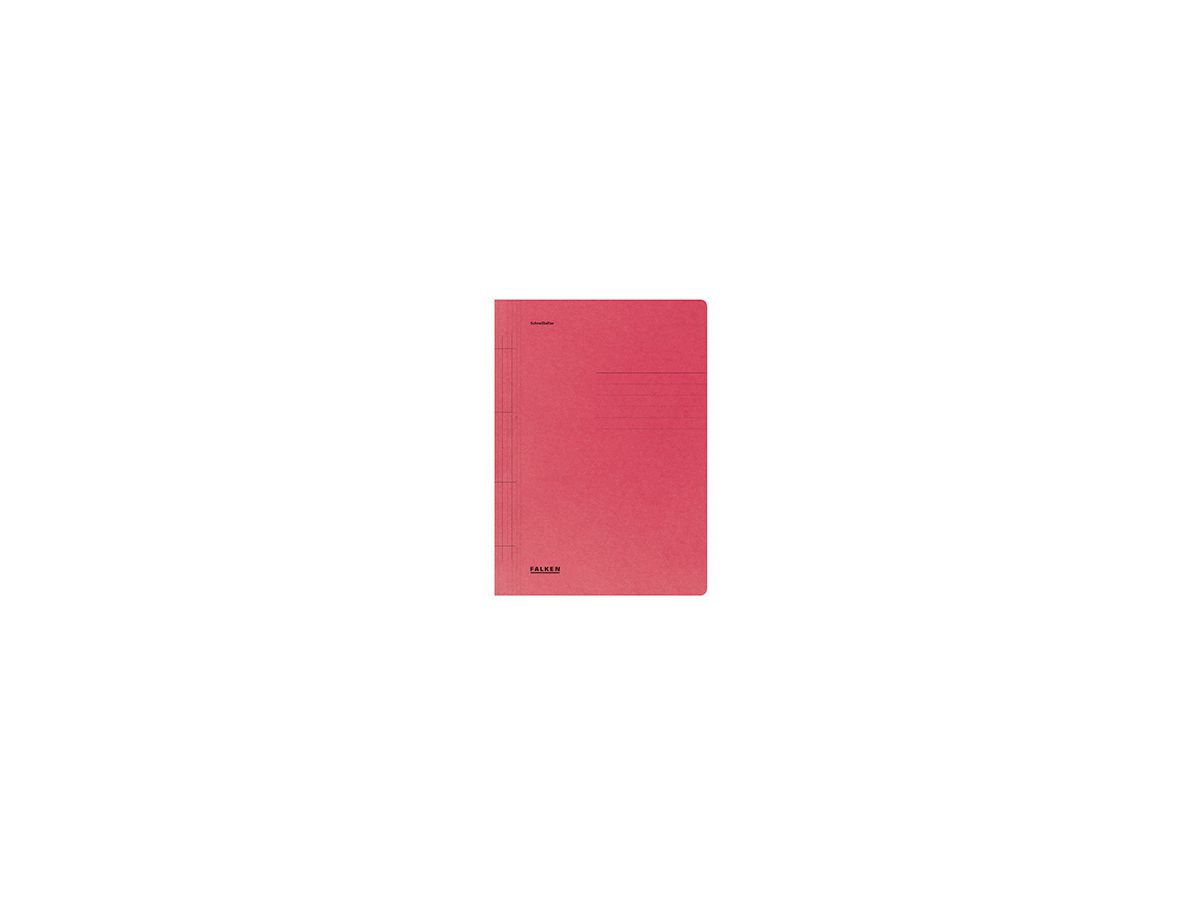 Falken Schnellhefter 80003775 A4 250g/m Manila-RC-Karton rot