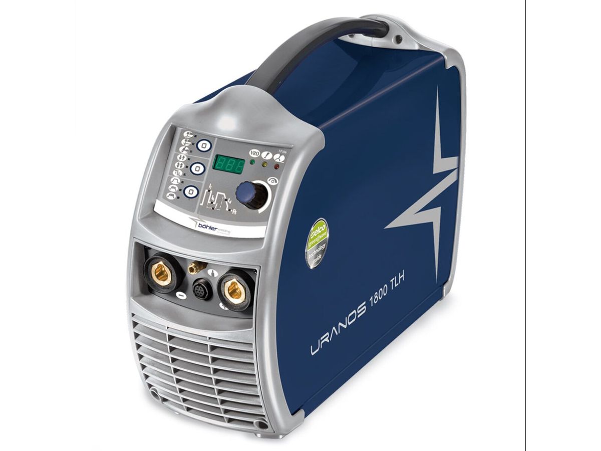 BÖHLER WIG-Schweissgerät URANOS 1800 TLH 180A/35% ED, mit ST2200 U/D-8m
