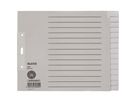 Leitz Register 12240085 blanko DIN A4 15teilig Papier grau