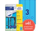 Avery Zweckform Ordneretikett L4753-20 lang/breit bl 60 St./Pack.