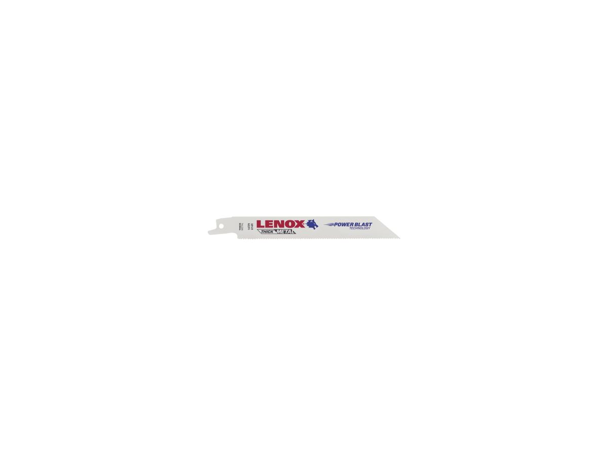 LENOX Säbelsägeblatt BI-METALL 5 Stück, 152 x 19 x 0,9 mm, 14 Z