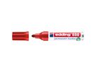 edding Permanentmarker 550 4-550002 3-4mm Rundspitze nachfüllbar rt