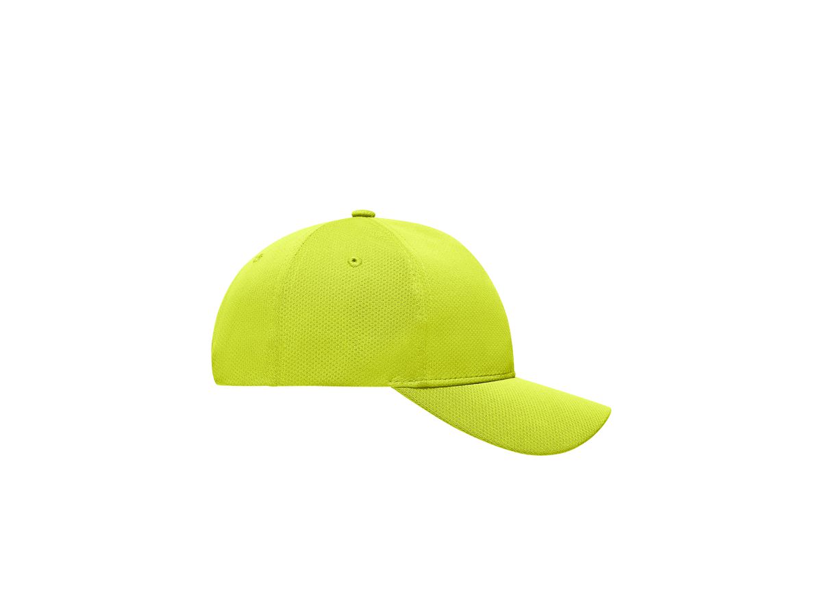 mb 6 Panel Sport Mesh Cap MB6214 bright-yellow, Größe one size