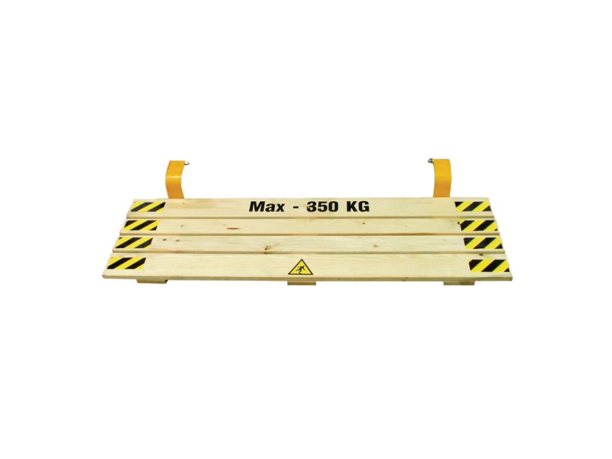 METALLKRAFT Trittauflage aus Holz für HSBM 3160-0.7