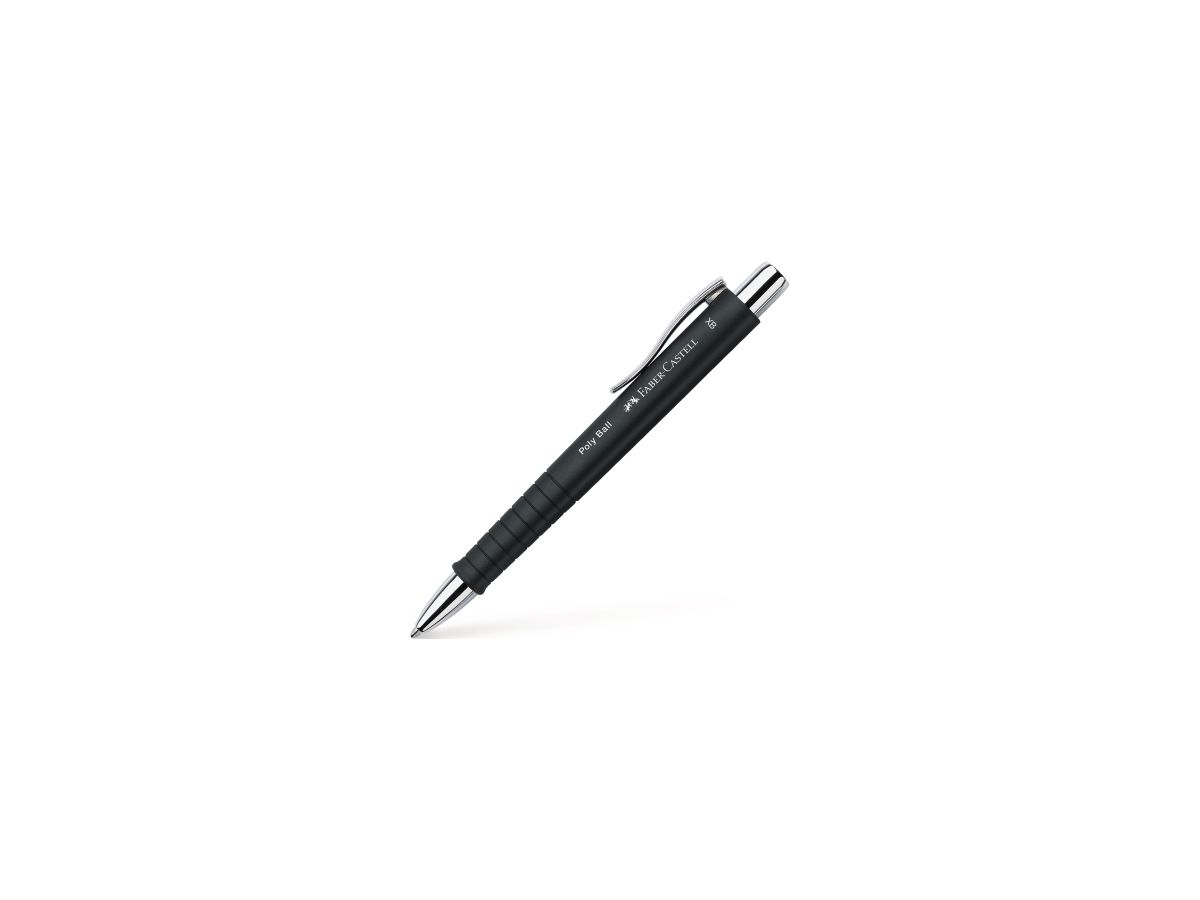Faber-Castell Kugelschreiber POLY BALL 241199 M Mine bl Schaft sw