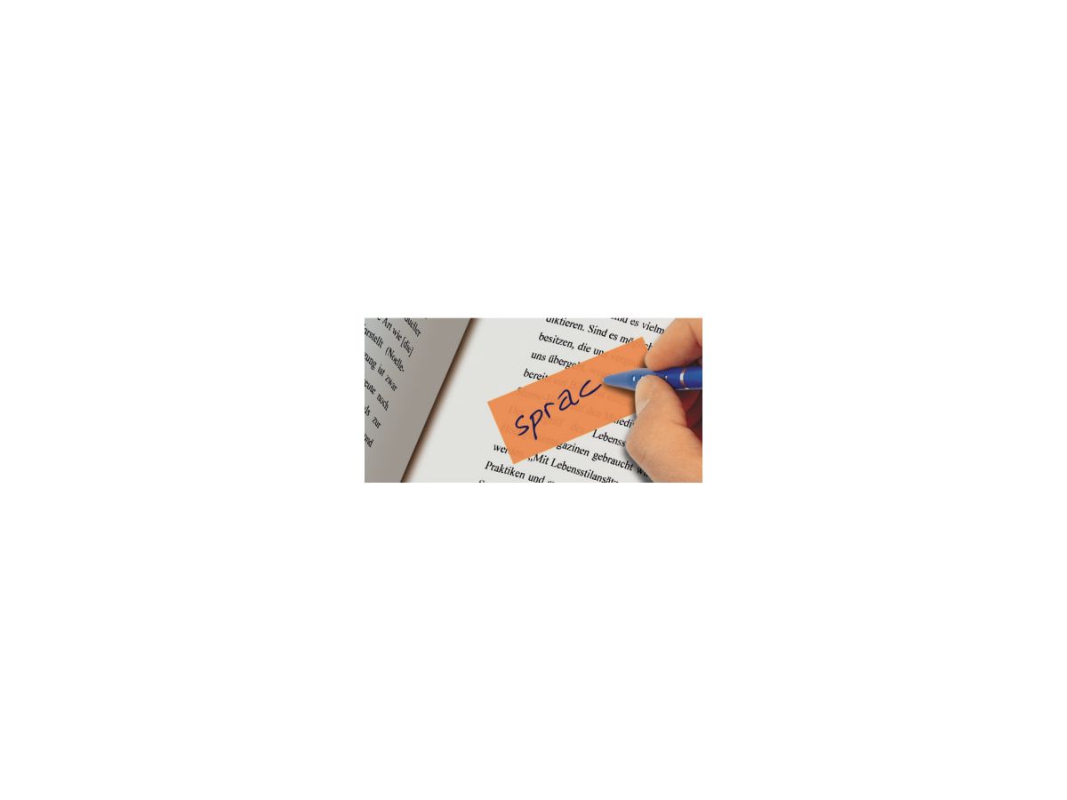 Sigel Haftmarker Brillant HN630 50x80mm farbig sortiert 4 St./Pack.