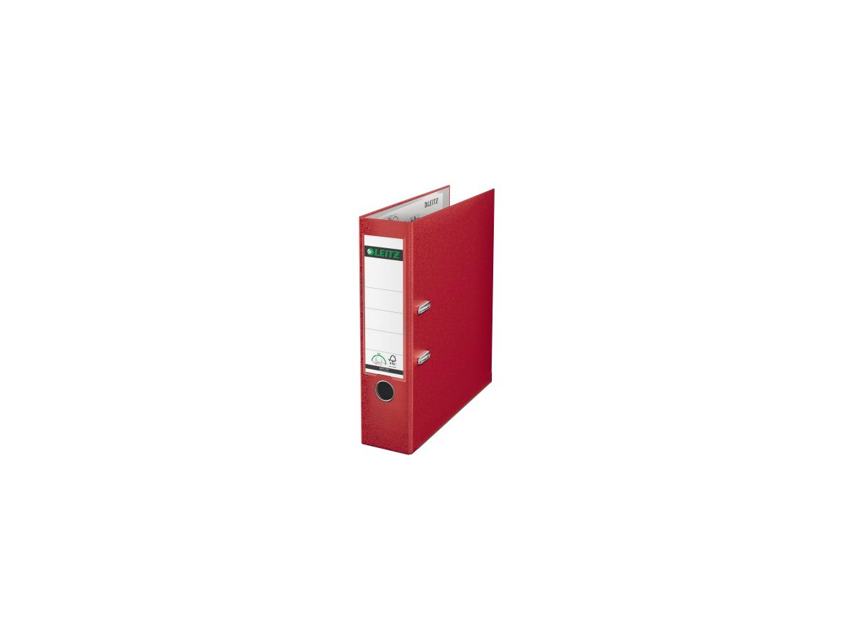 Leitz Ordner 10105025 DIN A4 80mm Polypropylen rot