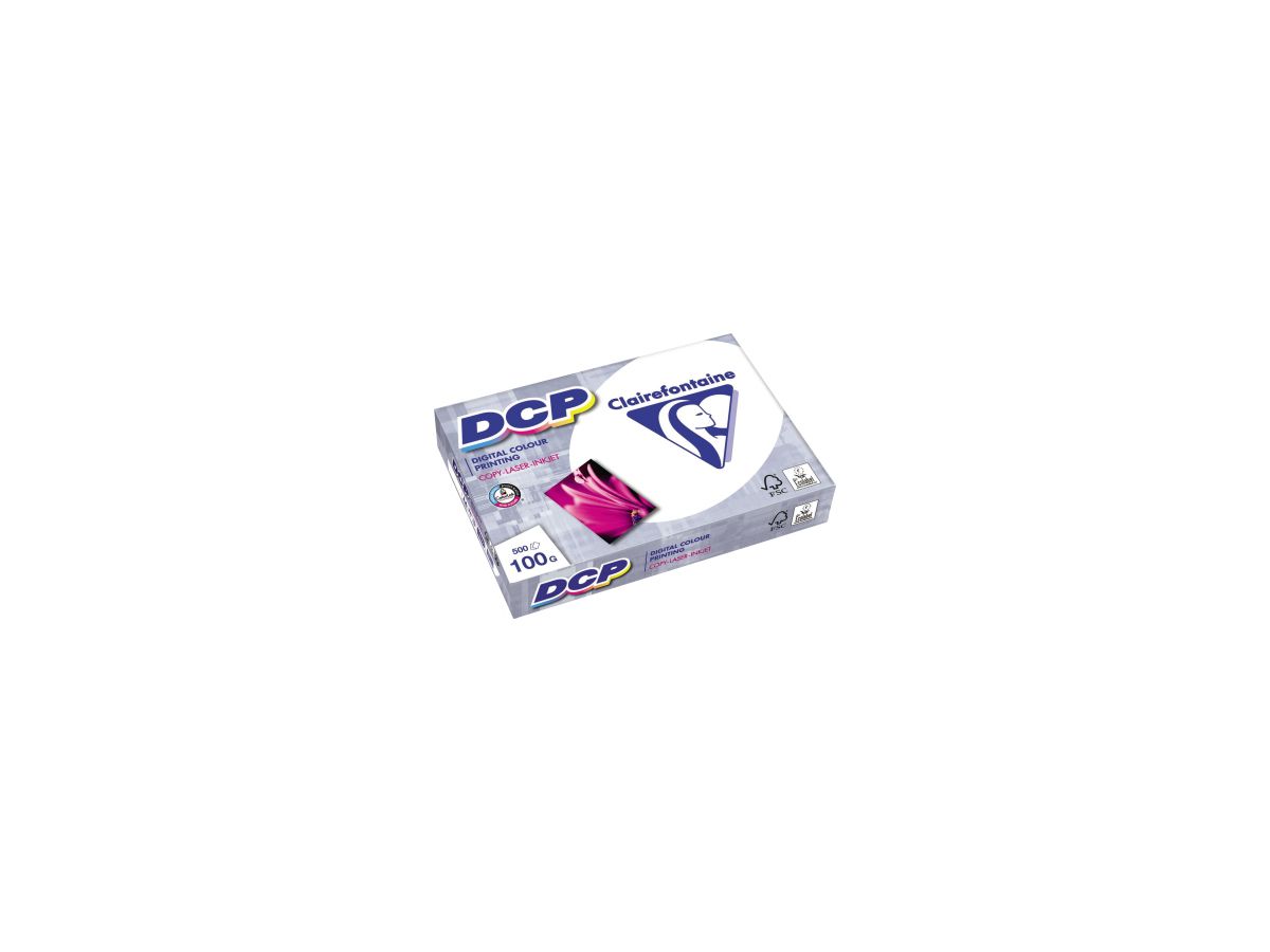 Clairefontaine Farblaserpapier DCP 1821C DIN A4 100g ws 500 Bl./Pack.