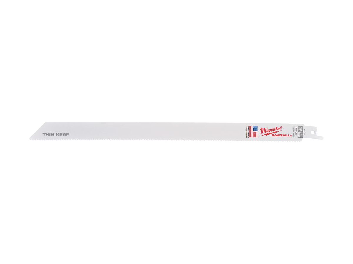 MILWAUKEE Säbelsägeblatt General Purpose 300x2,5/1,8 mm, 10/14 TPI, flexibel