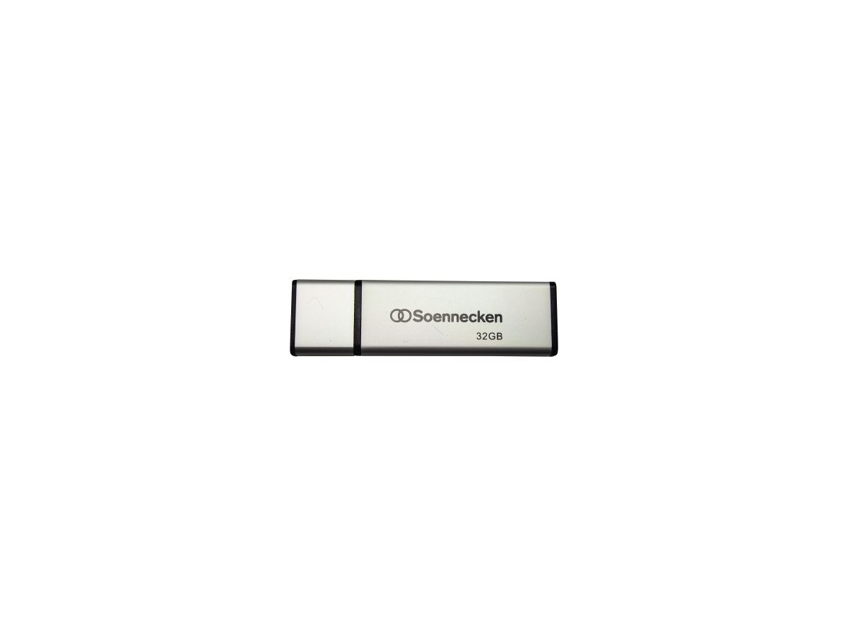 Soennecken USB-Stick 71614 2.0 32GB schwarz/silber