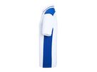 JN Men's Workwear Polo - COLOR - JN858 white/royal, Größe 6XL