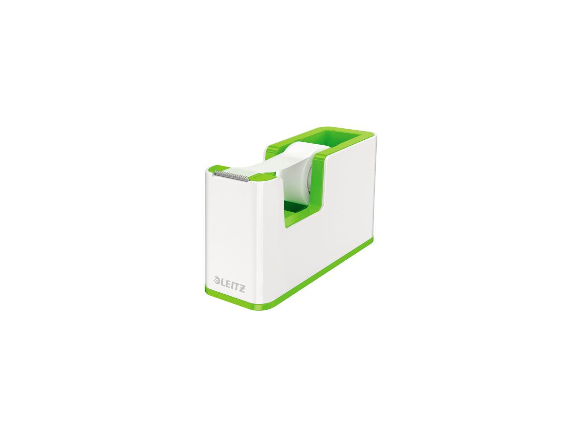 Leitz Tischabroller WOW 53641054 bis 19mmx33m PS ws/gn +Klebeband