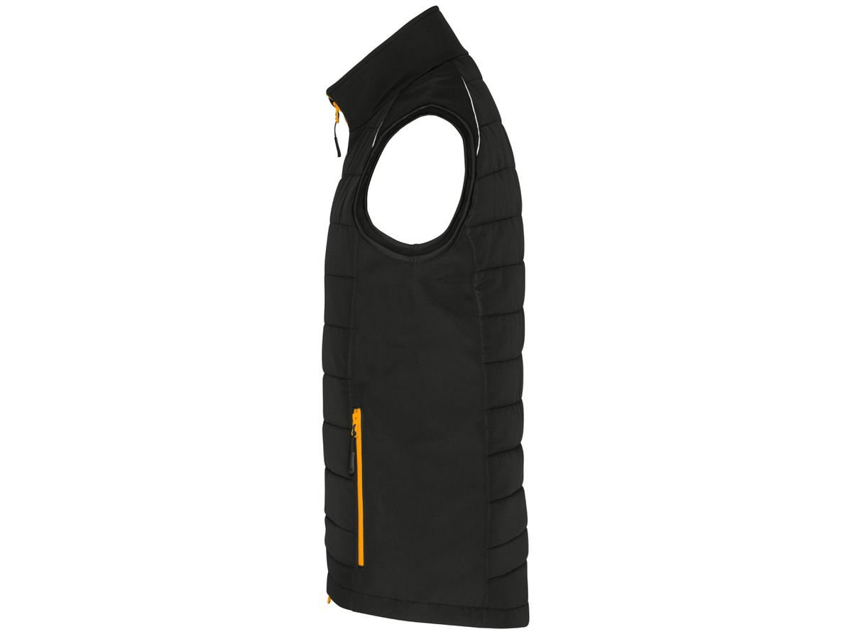 JN Men's Hybrid Vest JN1822 black/neon-orange Gr. XS