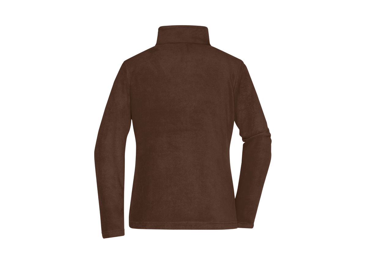 JN Ladies' Fleece Jacket JN781 brown, Größe S