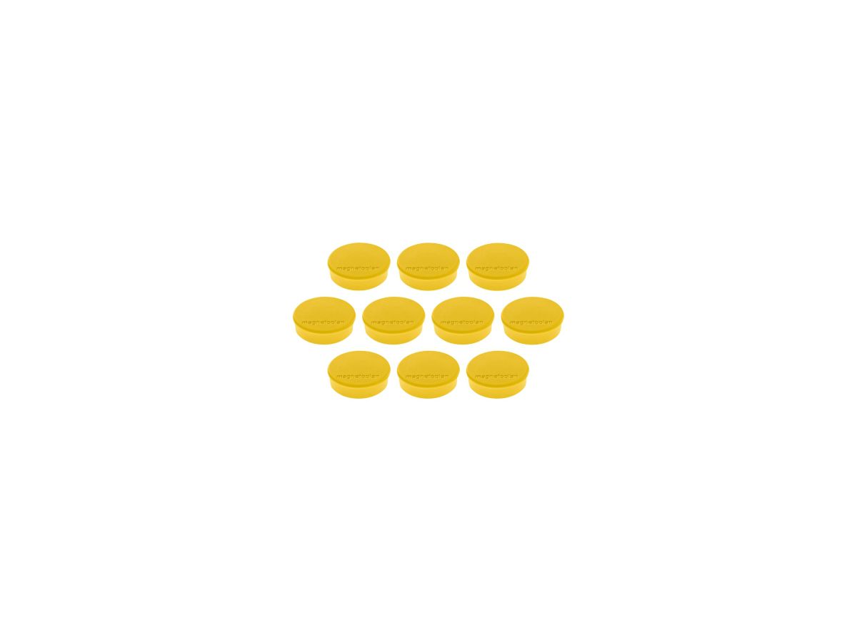magnetoplan Magnet Discofix Hobby 1664502 25mm gelb 10 St./Pack.