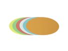 Soennecken Moderationskarte Oval 4878 11x19cm  sort. 250 St./Pack.