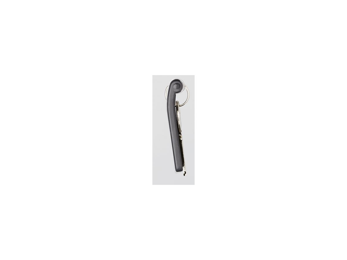 DURABLE Schlüsselanhänger KEY CLIP 195701 schwarz 6 St./Pack.