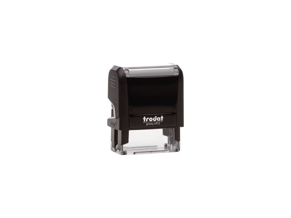trodat Textstempel PRINTY 4.0 4912 47x18mm 5zeilig Kissen schwarz