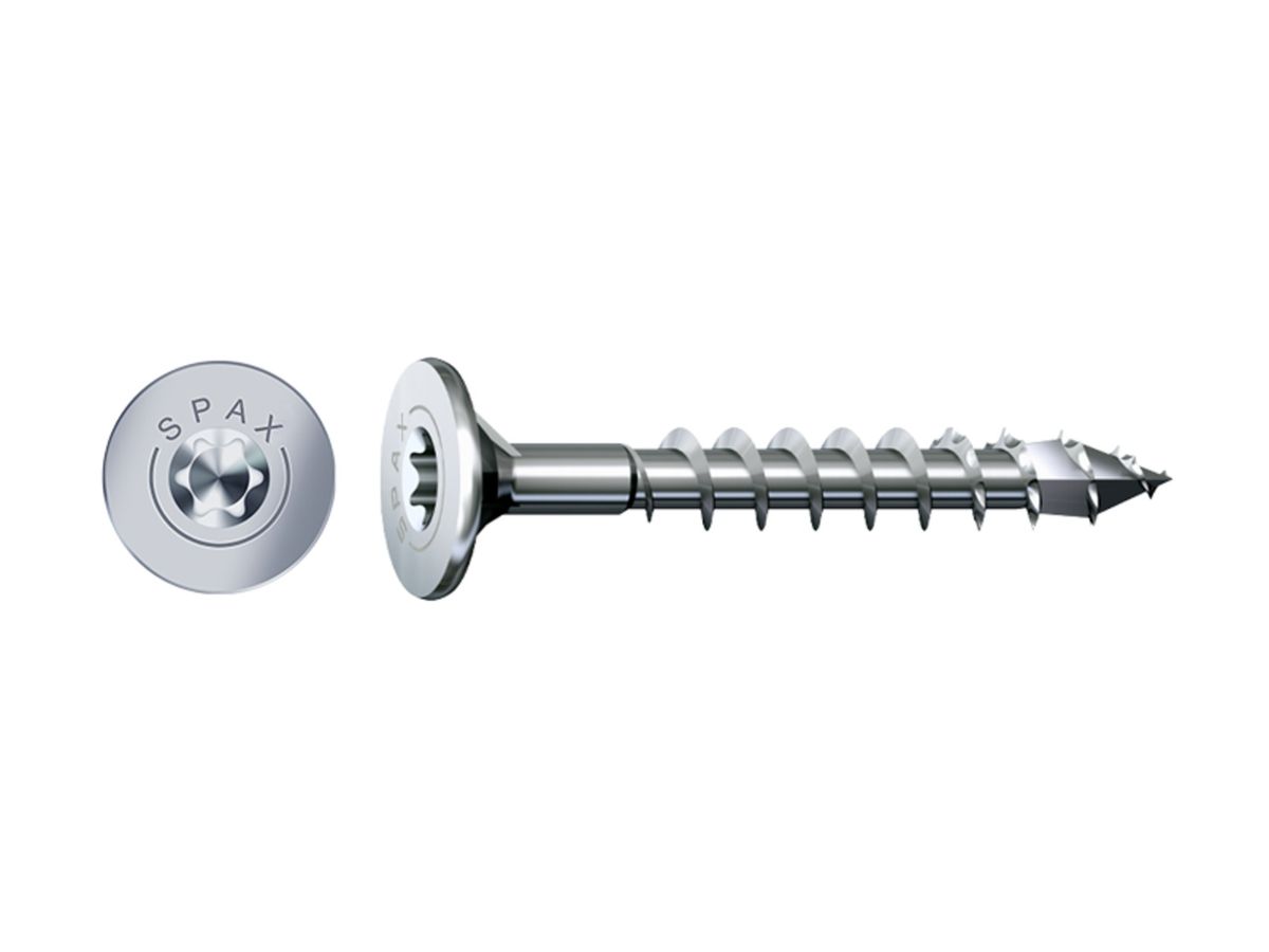 SPAX A2 Schieferschraube Sonderkopf T-STAR+ T20 Teilg.4CUT 500St,4x34mm