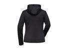 JN Ladies' Sports Zip Hoody JN531 black, Größe XS