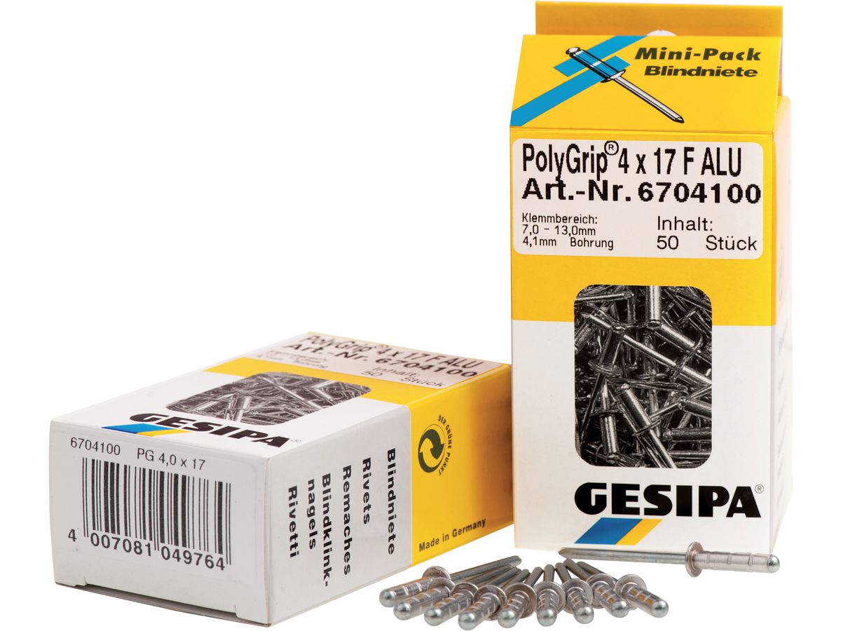 GESIPA Mini-Pack PolyGrip Alu/Stahl