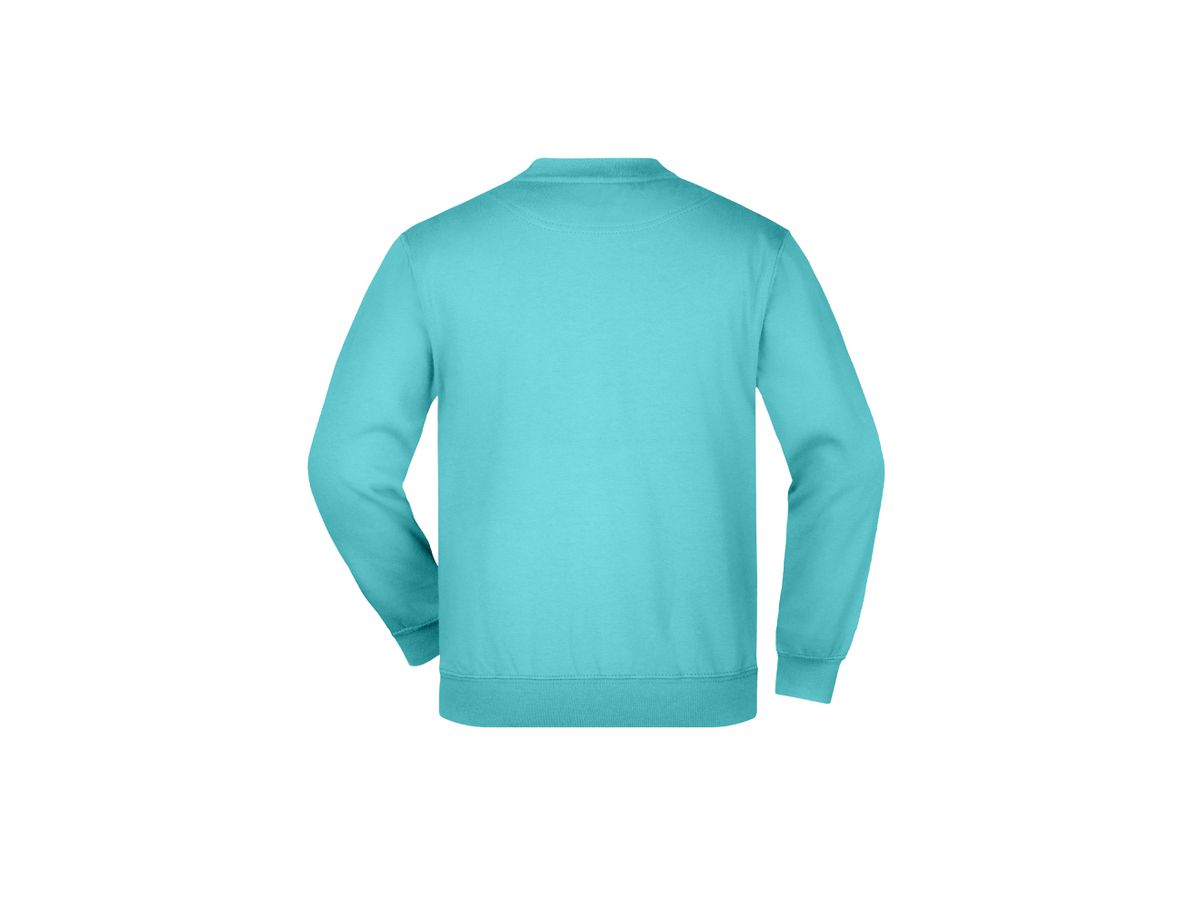JN Round-Sweat Heavy Junior JN040K 80%BW/20%PES, pacific, Größe XS