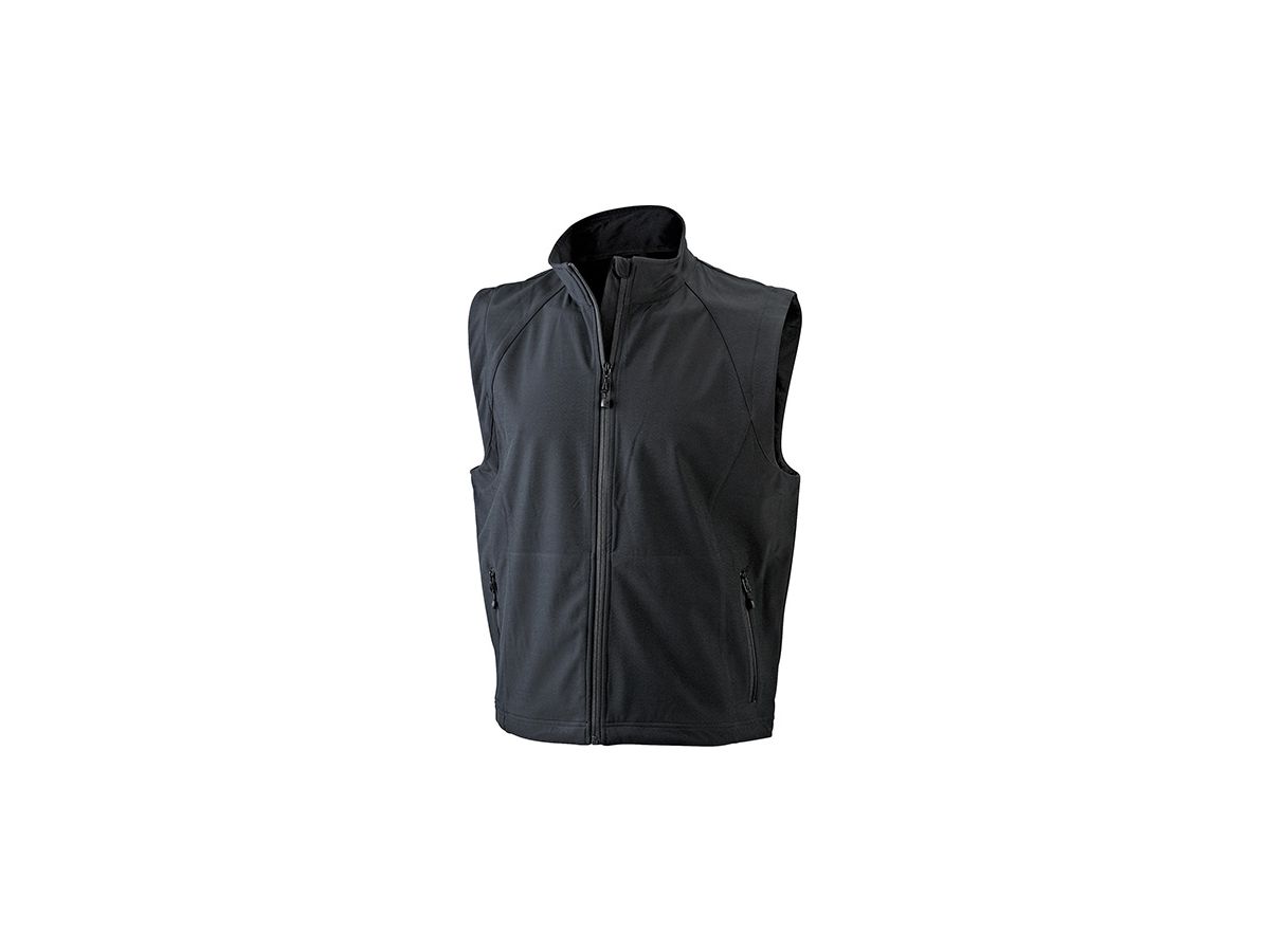JN Mens  Softshell Vest JN1022 90%PES/10%EL, black, Größe M