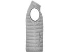 JN Men's Down Vest JN1138 silver-melange/graphite, Größe 3XL
