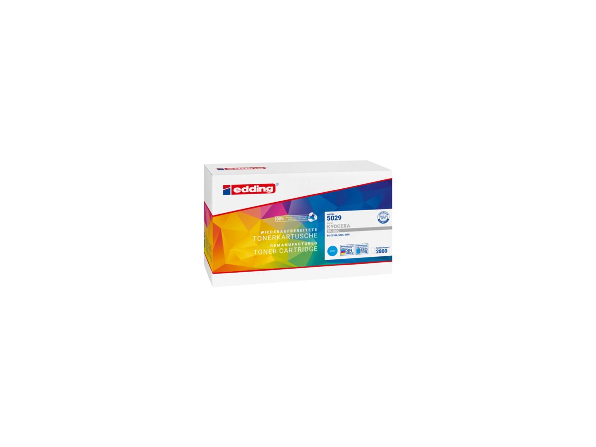 edding Toner 18-5029 wie Kyocera TK-580C cyan