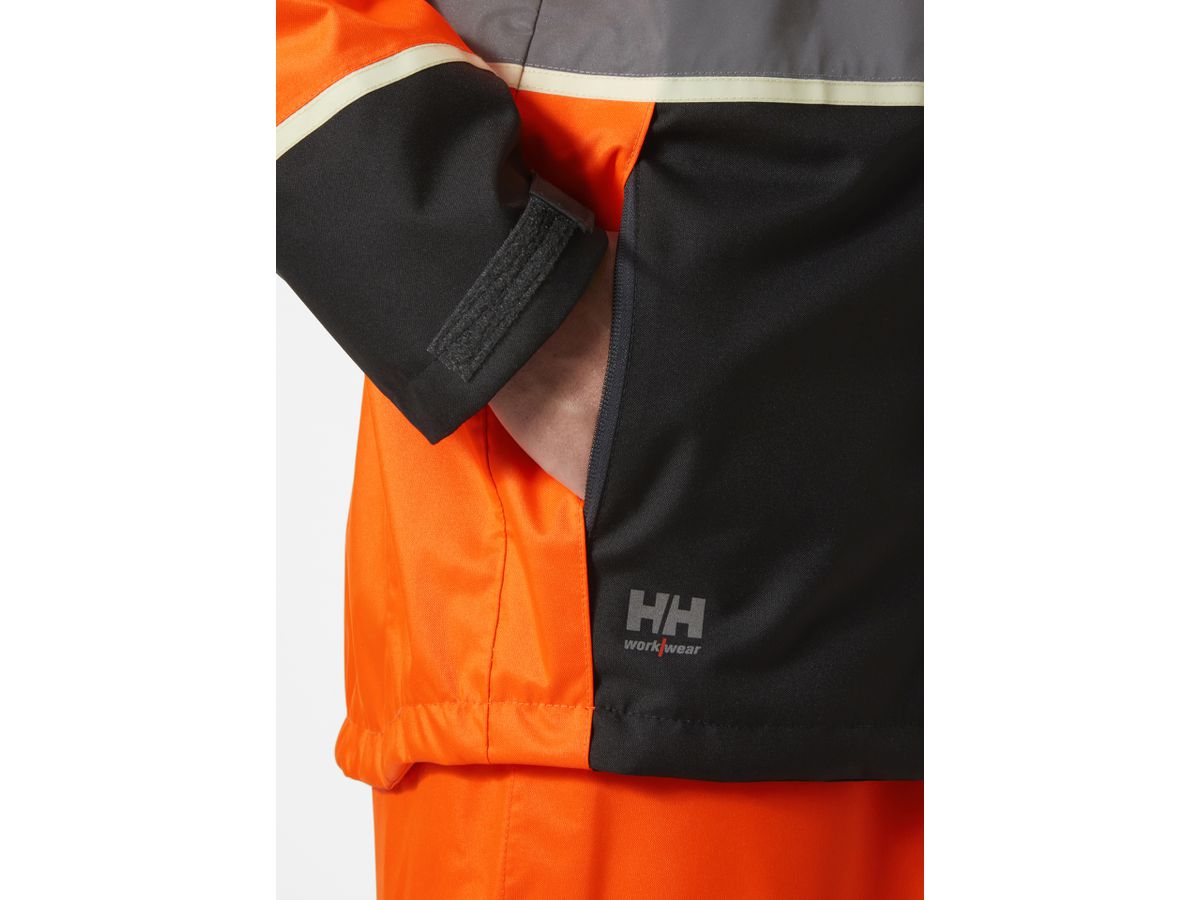 HELLY HANSEN UC-ME Shell Jacke Orange/Ebony Gr.S