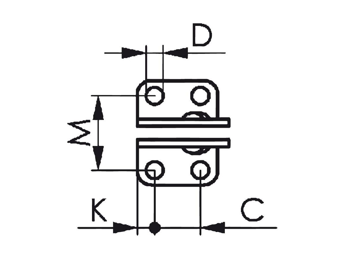 Vert. clamp device 6800 size 2 AMF