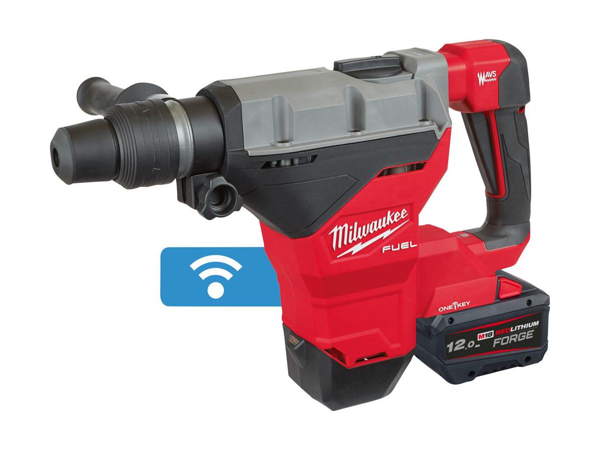 MILWAUKEE Akku-Kombihammer M18FHM-121C 1x18V/12,0 Ah, Ladegerät, Koffer