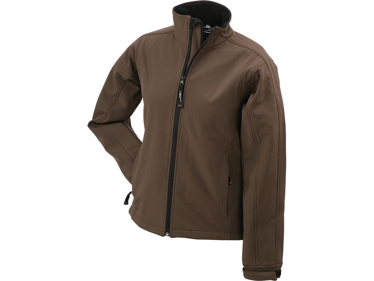 JN Ladies Softshell Jacket JN137 95%PES/5%EL, brown, Größe S