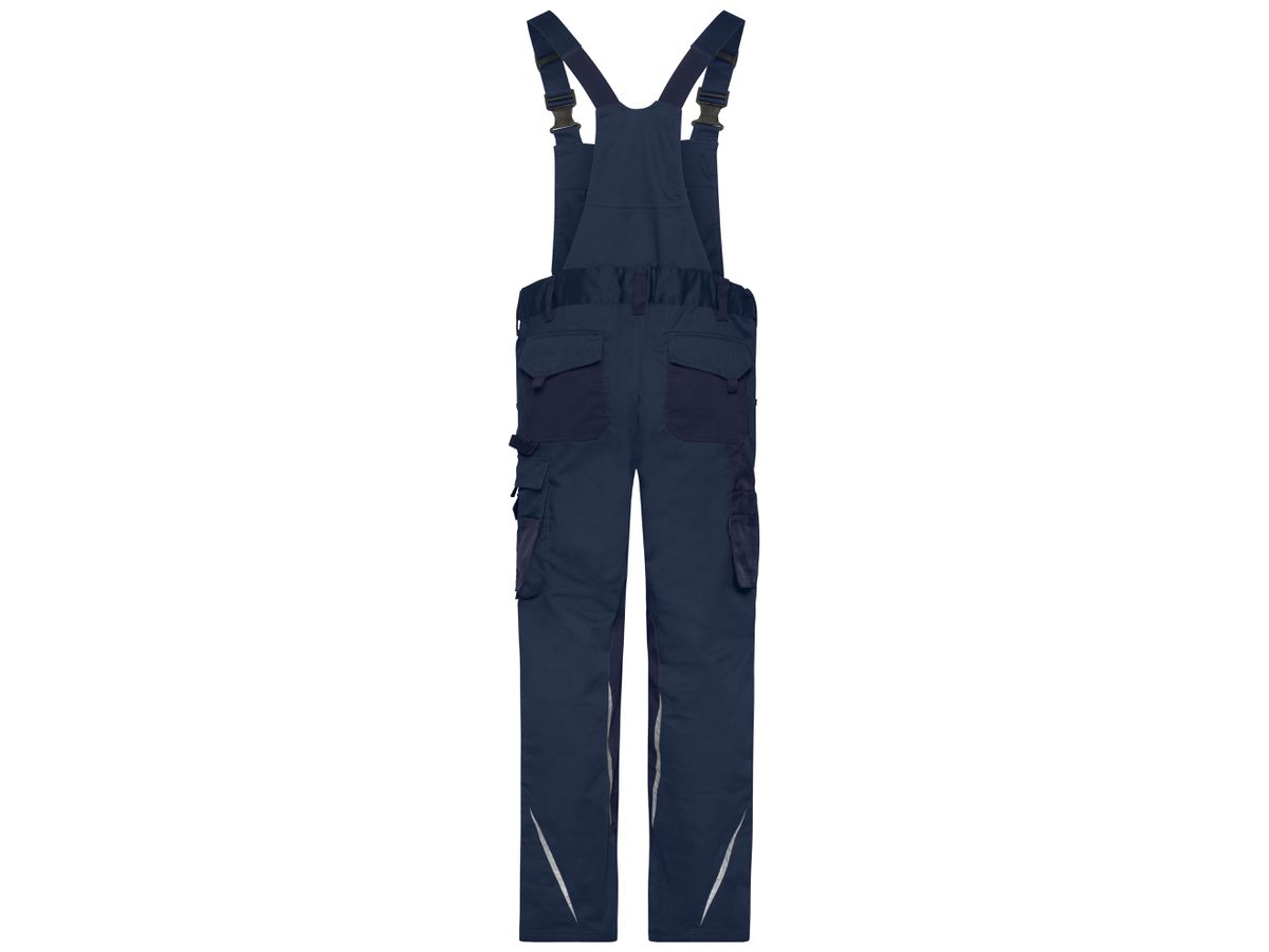 JN Workwear Pants with Bib JN1833 navy/navy Gr. 25