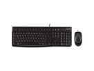 Logitech Tastatur-Maus-Set MK120 920-002540 corded schwarz