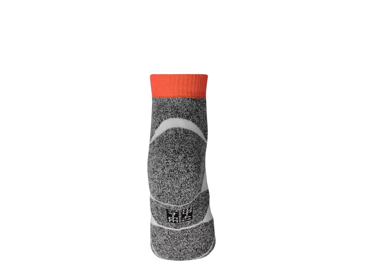JN Sport Sneaker Socks JN214 bright-orange/white, Größe 45-47