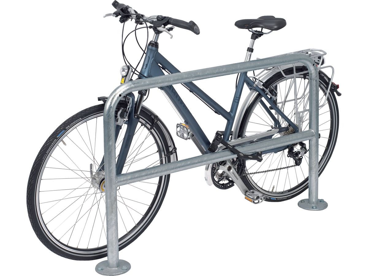 Fahrrad-Anlehnbügel 9200, L1000mm, verzinkt,z.Einb