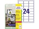 Avery Zweckform Folienetikett L4773-20 63,5x33,9mm 480 St./Pack.