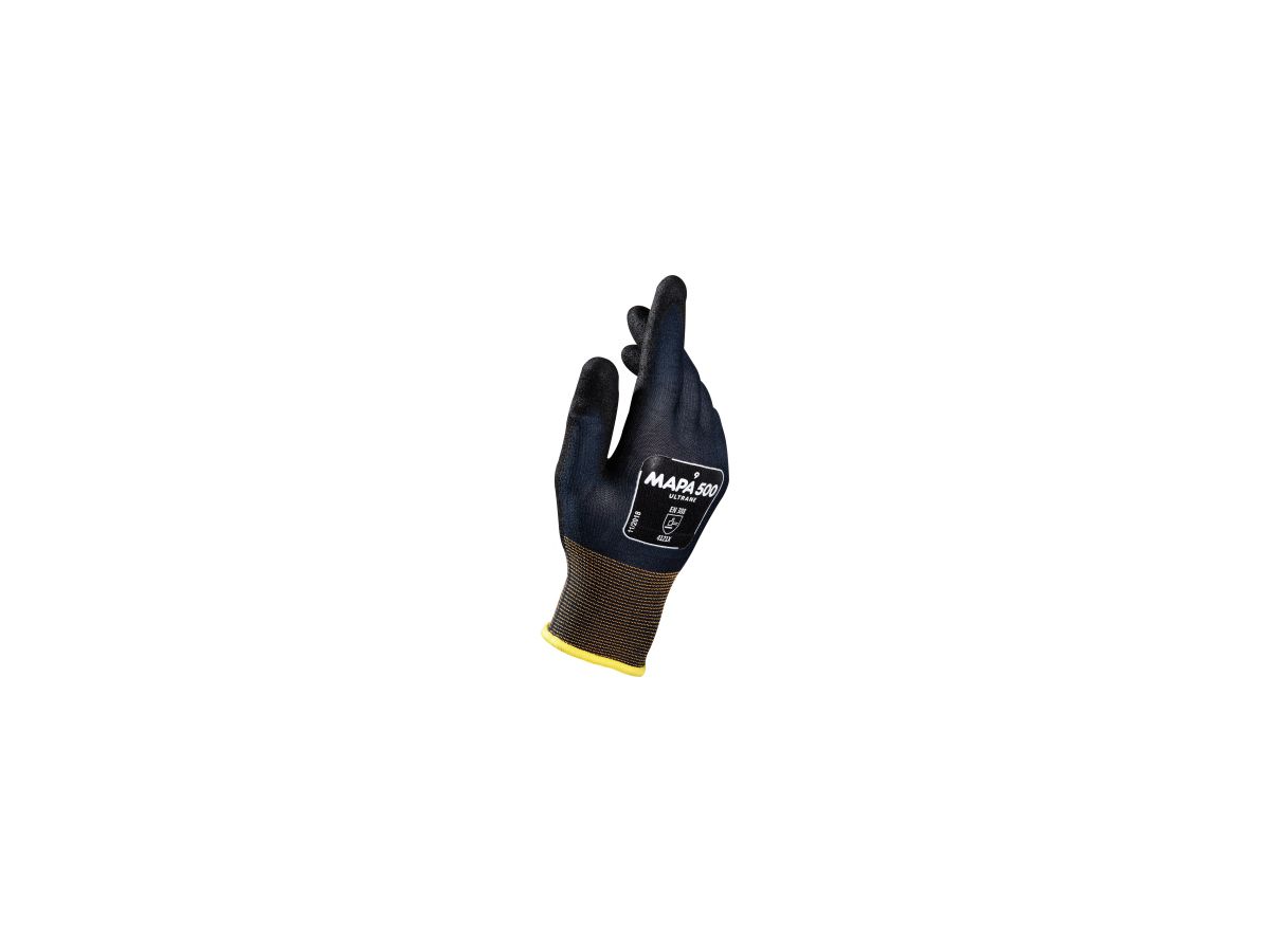 Schutzhandschuh Ultrane 500, Gr. 10 blau-schwarz, Gr. 10