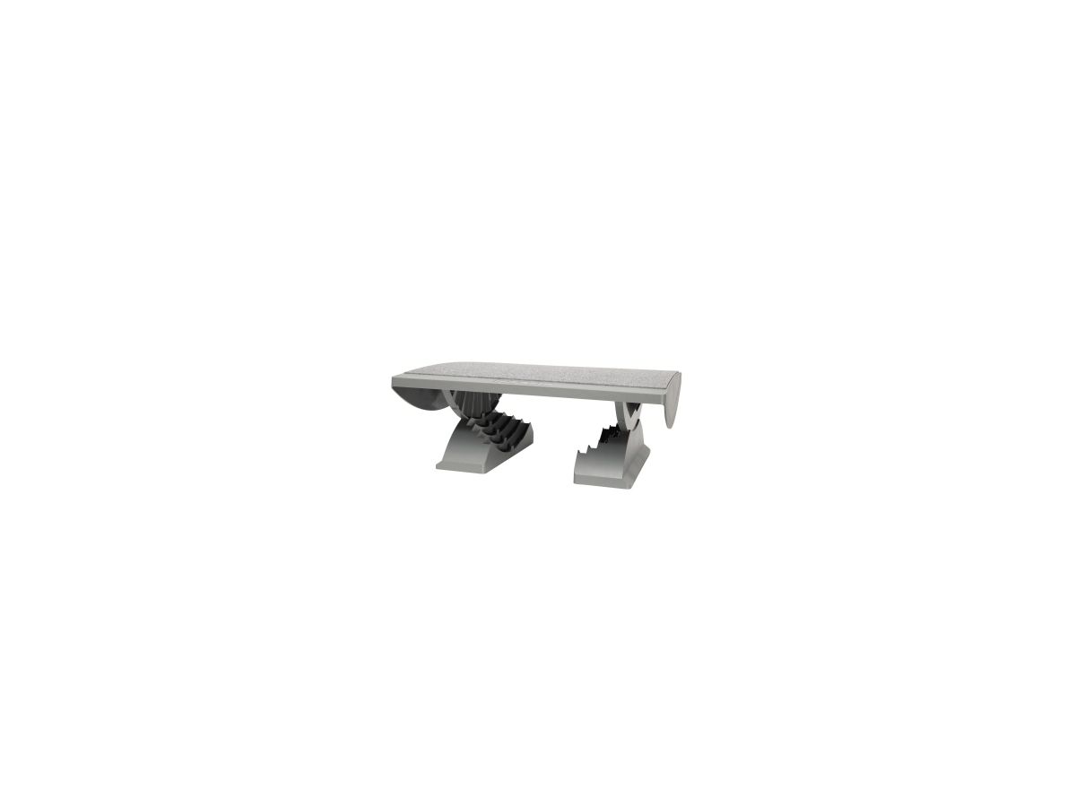 MAUL Fußstütze ergonomisch M9022585 45x39cm Kunststoff grau