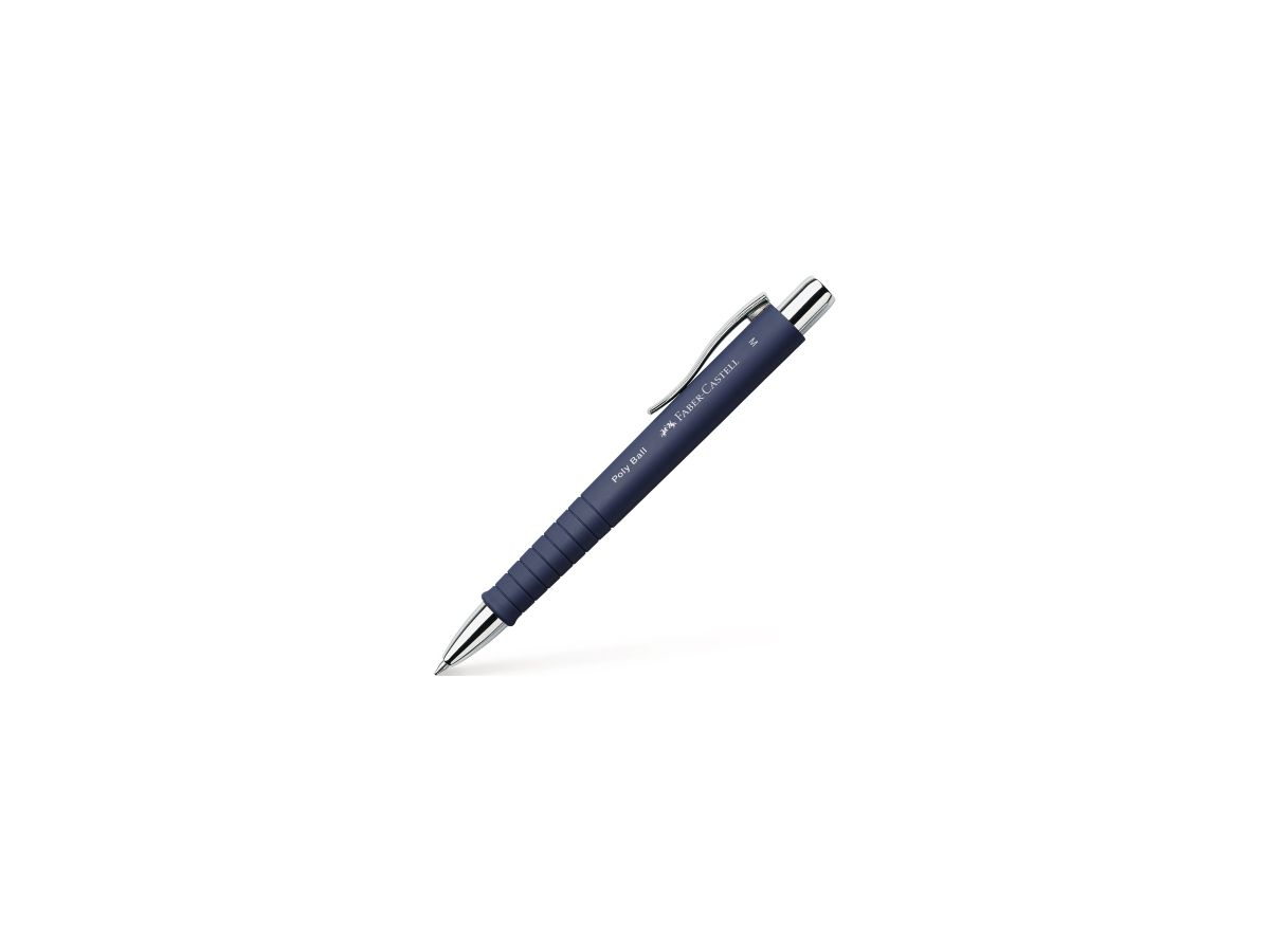 Faber-Castell Kugelschreiber POLY BALL 241151 M Mine bl Schaft bl