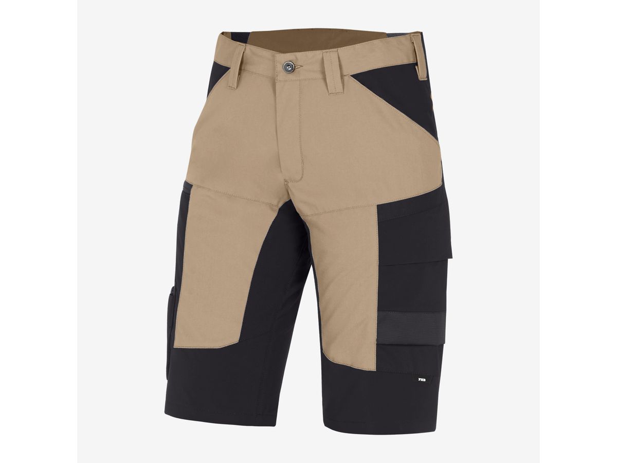 FHB Bermuda KIM elastisch 123130 beige-schwarz, Gr. 58