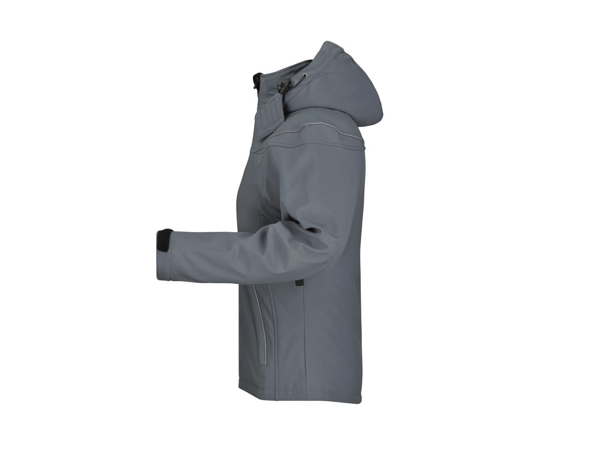 JN Ladies Winter Softshell Jacket JN1001 95%PES/5%EL, carbon, Größe S